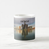 Detroitskyline-Tasse Kaffeetasse (Mittel)