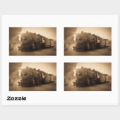 Detroitterminaleisenbahn-Motor bei Adrian MI Rechteckiger Aufkleber (Blatt)