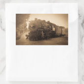 Detroitterminaleisenbahn-Motor bei Adrian MI Rechteckiger Aufkleber (Tasche)