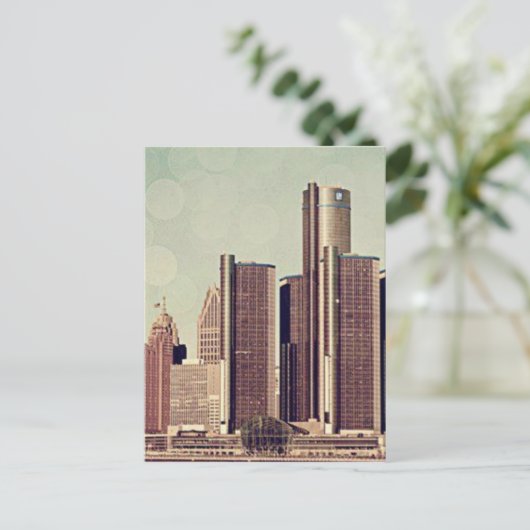 DETROT POSTKARTE (Stehend Vorderseite)