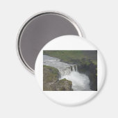 Dettifoss Island Magnet (Vorderseite/Rückseite)
