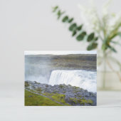 Dettifoss Island Postkarte (Stehend Vorderseite)