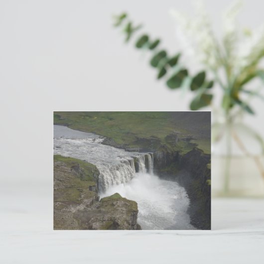 Dettifoss Island Postkarte (Stehend Vorderseite)