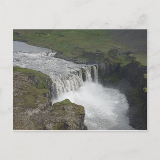 Dettifoss Island Postkarte (Vorderseite)