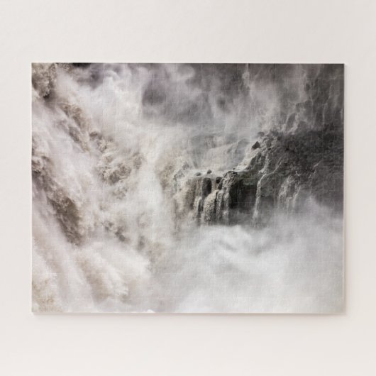 Dettifoss Wasserfall in Island Puzzle (Horizontal)