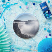 Dettifoss Wasserfall in Vatnajokull NP - Island Pappteller (Party)