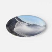 Dettifoss Wasserfall in Vatnajokull NP - Island Pappteller (Schrägansicht)