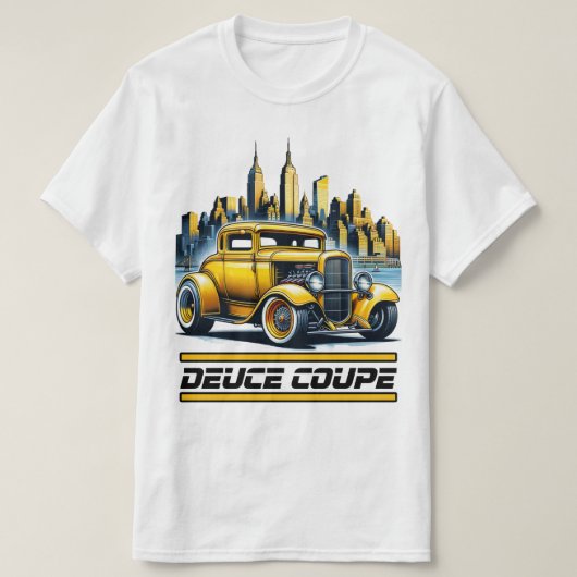 Deuce Coupe-Stadtbild T-Shirt (Design vorne)