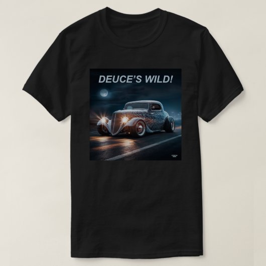Deuce ist wild! T-Shirt (Design vorne)