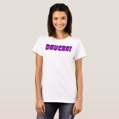 Deuces - rosa und Lila T-Shirt (Vorne ganz)