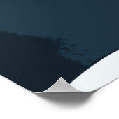 Deus Ex Machina White Gold Robot Portrait Poster (Ecke)