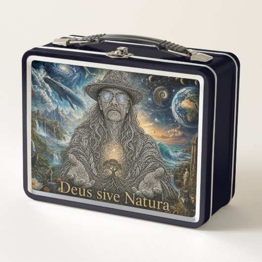Deus Sive Natura Metall Brotdose (Vorderseite)