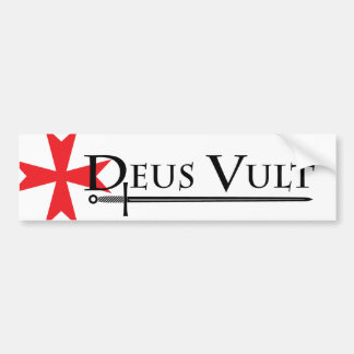 Deus Vult (Gott ist es!) gewillt, Autoaufkleber