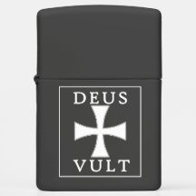 Deus Vult - Zippo Feuerzeug