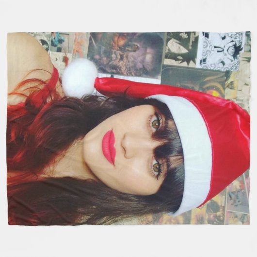 Deusa do Natal Fleecedecke (Vorderseite (Horizontal))