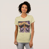 Deusa Lua Sol Mulher Mística Camiseta Espiritual B T-Shirt (Vorne ganz)