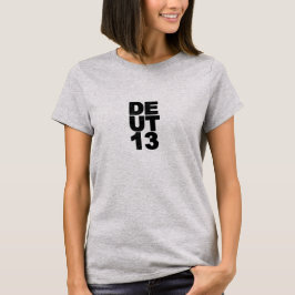 DEUT13 - gry-Smaller Logo-T - Shirt