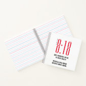 DEUT 8v18 Personalisiert Business Prayer Journal Notizblock (Innenseite)