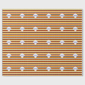 Deutchland and German Flag Tiled Personalized Geschenkpapier (Flach)