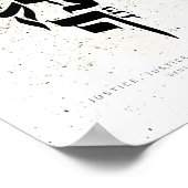 Deuternomy 16,20,Justice, Justice you shall contin Poster (Ecke)