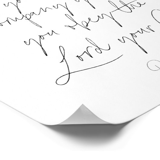 Deuteronomie 28:2 poster (Ecke)