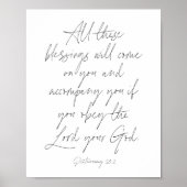 Deuteronomie 28:2 poster (Vorne)