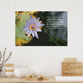 Deuteronomie 30:19 Schrift drucken Poster (Küche)