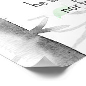 Deuteronomie 31:6 Bibelverse Bibel Bäume Poster (Ecke)