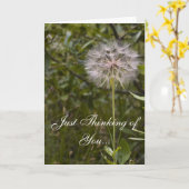 Deuteronomie 31:6 Ermutigungskarte Karte (Gelbe Blume)