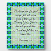 Deuteronomie 31:6 fotoplatte (Vorderseite)