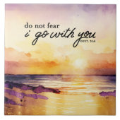 Deuteronomie 31:6 Keine Angst, ich gehe mit deiner Fliese (Vorderseite)