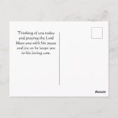 Deuteronomie 31:6 Keine Angst, ich gehe mit deiner Postkarte (Rückseite)