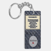 Deuteronomie 31:6 Schlüsselanhänger (Vorderseite links)