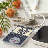 Deuteronomie 31:6 Schlüsselanhänger (Vorderseite rechts)