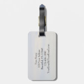 Deuteronomie 31:6 stark und mutig sein, Pferd Gepäckanhänger (Rückseite vertikal)