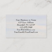 Deuteronomie 31:6 stark und mutig sein, Pferd Visitenkarte (Rückseite)