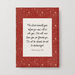 Deuteronomie 31:8 Bibel Verse Bild Button