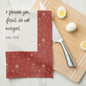 Deuteronomie 31:8 Bibel Verse Bild Geschirrtuch (Viertel Falte)