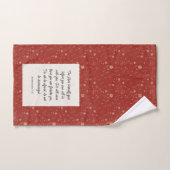 Deuteronomie 31:8 Bibel Verse Bild Handtuch (Handtuch)