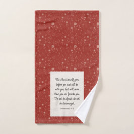 Deuteronomie 31:8 Bibel Verse Bild Handtuch