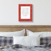 Deuteronomie 31:8 Bibel Verse Bild Leinwanddruck (Insitu (Schlafzimmer))