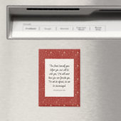 Deuteronomie 31:8 Bibel Verse Bild Magnet (In Situ (Geschirrspüler))