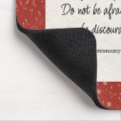 Deuteronomie 31:8 Bibel Verse Bild Mousepad (Ecke)