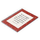 Deuteronomie 31:8 Bibel Verse Bild Notizblock (Linke Seite)