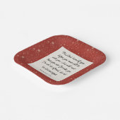 Deuteronomie 31:8 Bibel Verse Bild Pappteller (Gewinkelt)