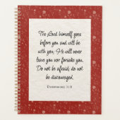 Deuteronomie 31:8 Bibel Verse Bild Planer (Vorderseite)