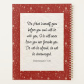 Deuteronomie 31:8 Bibel Verse Bild Planer (Rückseite)