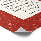 Deuteronomie 31:8 Bibel Verse Bild Poster (Ecke)