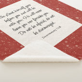 Deuteronomie 31:8 Bibel Verse Bild Sherpadecke (3/4)