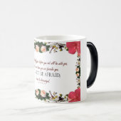 Deuteronomie 31:8, Bläserne Tasse "Nicht abschreck (VorderseiteRechts)